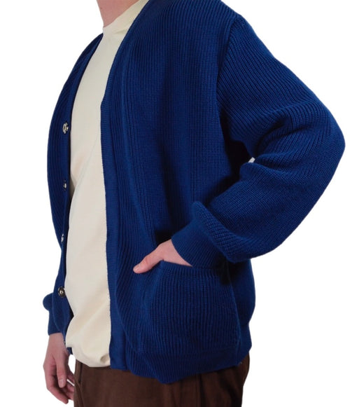 WYNflair Adaptive Cardigan – Royal Blue | Easy Button Sweater for Disabilities, Limited Mobility & Arthritis – Inclusive Fashion with Accessible Design
