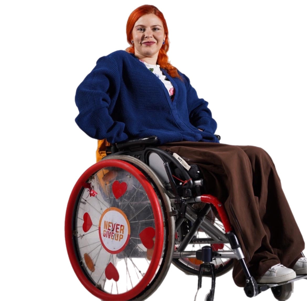 WYNflair Adaptive Cardigan – Royal Blue | Easy Button Sweater for Disabilities, Limited Mobility & Arthritis – Inclusive Fashion with Accessible Design